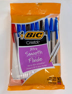 BIC Xtra Smooth Ballpoint Pens – 10 Count, 1.0mm Medium Point